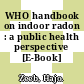 WHO handbook on indoor radon : a public health perspective [E-Book] /