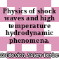 Physics of shock waves and high temperature hydrodynamic phenomena. 2.