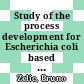 Study of the process development for Escherichia coli based pyruvate production /