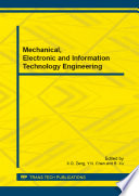 Mechanical, electronic and information technology engineering : selected, peer reviewed papers from the 2015 International Conference on Mechanical, Electronic and Information Technology Engineering (ICMITE 2015), March 21-22, 2015, Chongqing, China [E-Book] /
