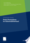 Preis-Promotions im Automobilverkauf [E-Book] /