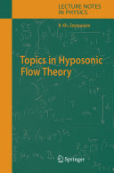 Topics in Hyposonic Flow Theory [E-Book] /