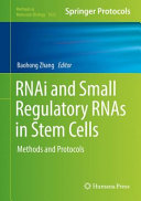 RNAi and Small Regulatory RNAs in Stem Cells [E-Book] : Methods and Protocols /