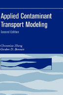 Applied contaminant transport modeling /