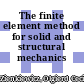 The finite element method for solid and structural mechanics [E-Book]/