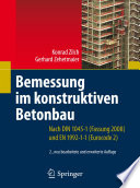 Bemessung im konstruktiven Betonbau [E-Book] : Nach DIN 1045-1 (Fassung 2008) und EN 1992-1-1 (Eurocode 2) /