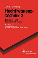 Hochfrequenztechnik. 2. Elektronik und Signalverarbeitung /