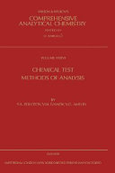 Chemical test methods of analysis /