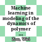 Machine learning in modeling of the dynamics of polymer electrolyte fuel cells [E-Book] /