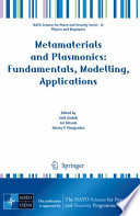 Metamaterials and Plasmonics: Fundamentals, Modelling, Applications [E-Book] /