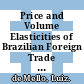 Price and Volume Elasticities of Brazilian Foreign Trade [E-Book]: A Profit Function Approach /