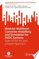 Modular Multilevel Converter Modelling and Simulation for HVDC Systems [E-Book] : State of the Art and a Novel Approach /