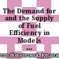 The Demand for and the Supply of Fuel Efficiency in Models of Industrial Organisation [E-Book] /